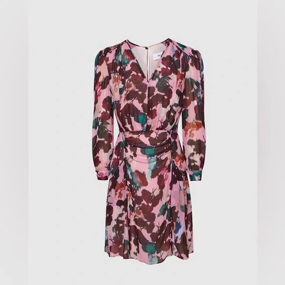 reiss pink floral dress Reiss Chrissy